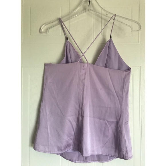 Regencycore Coquette Lilac Satin Cami Top Soft Girl Balletcore Pleated Party - Picture 8 of 12
